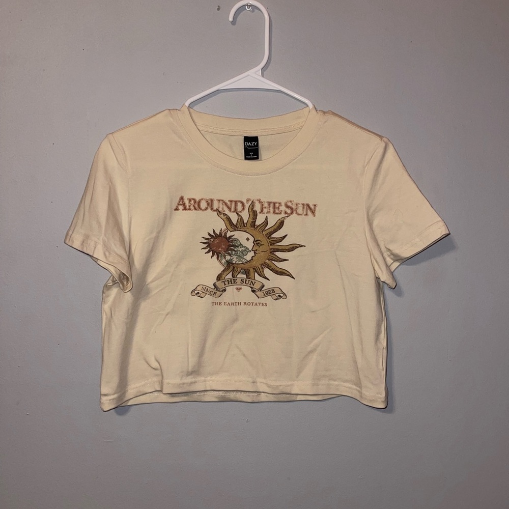 Tan crop top